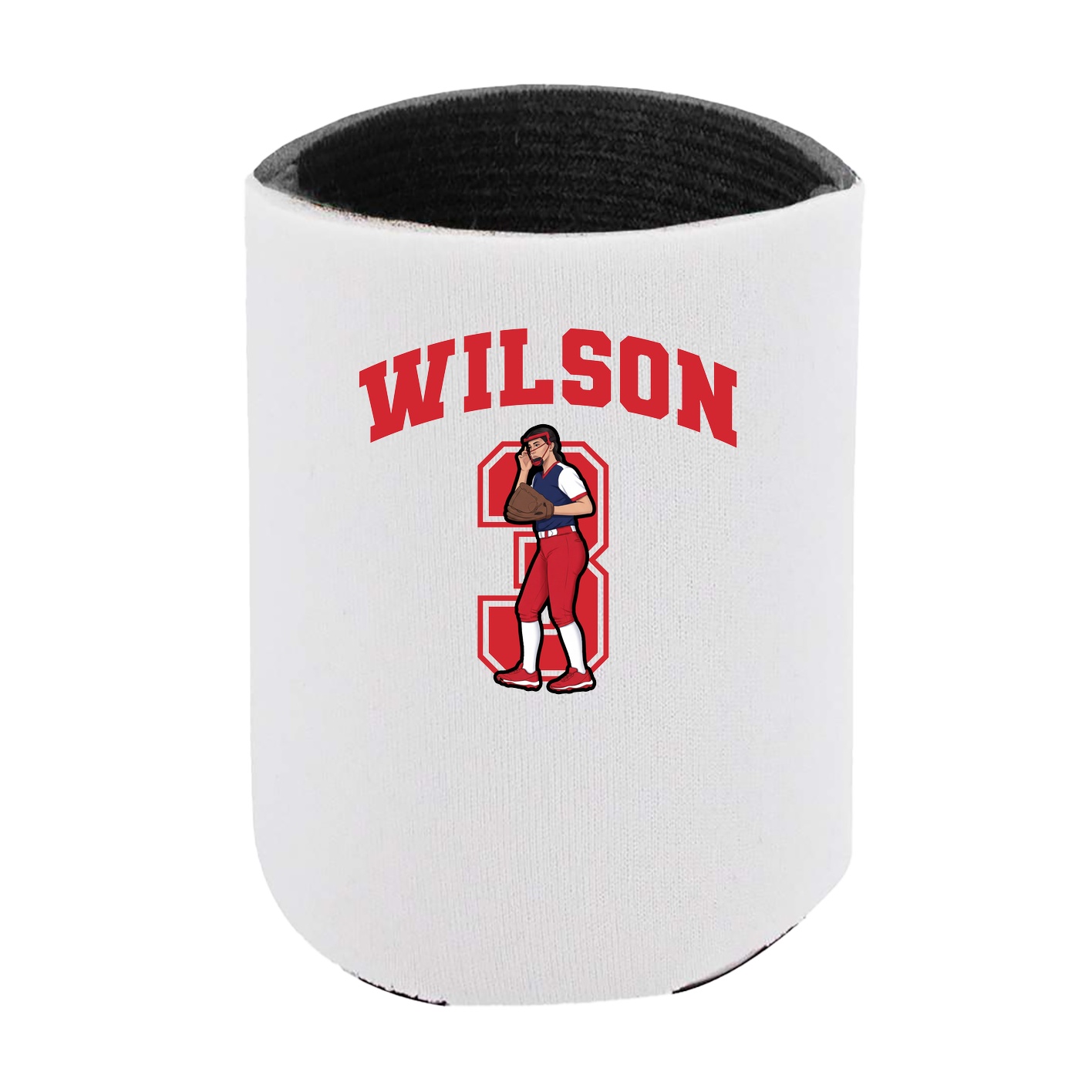 Can Holder — Number in White