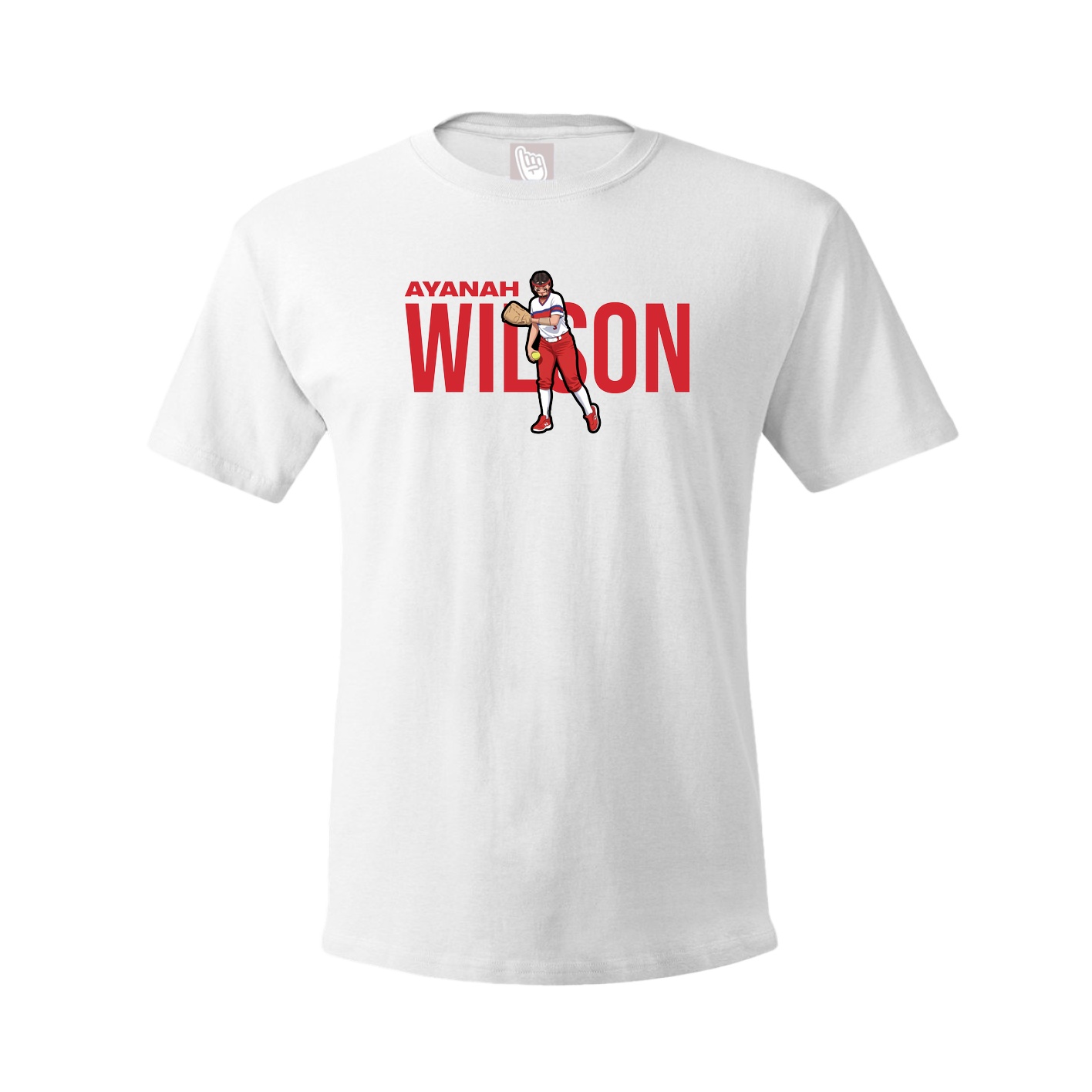 Youth Tee — Player Name in White