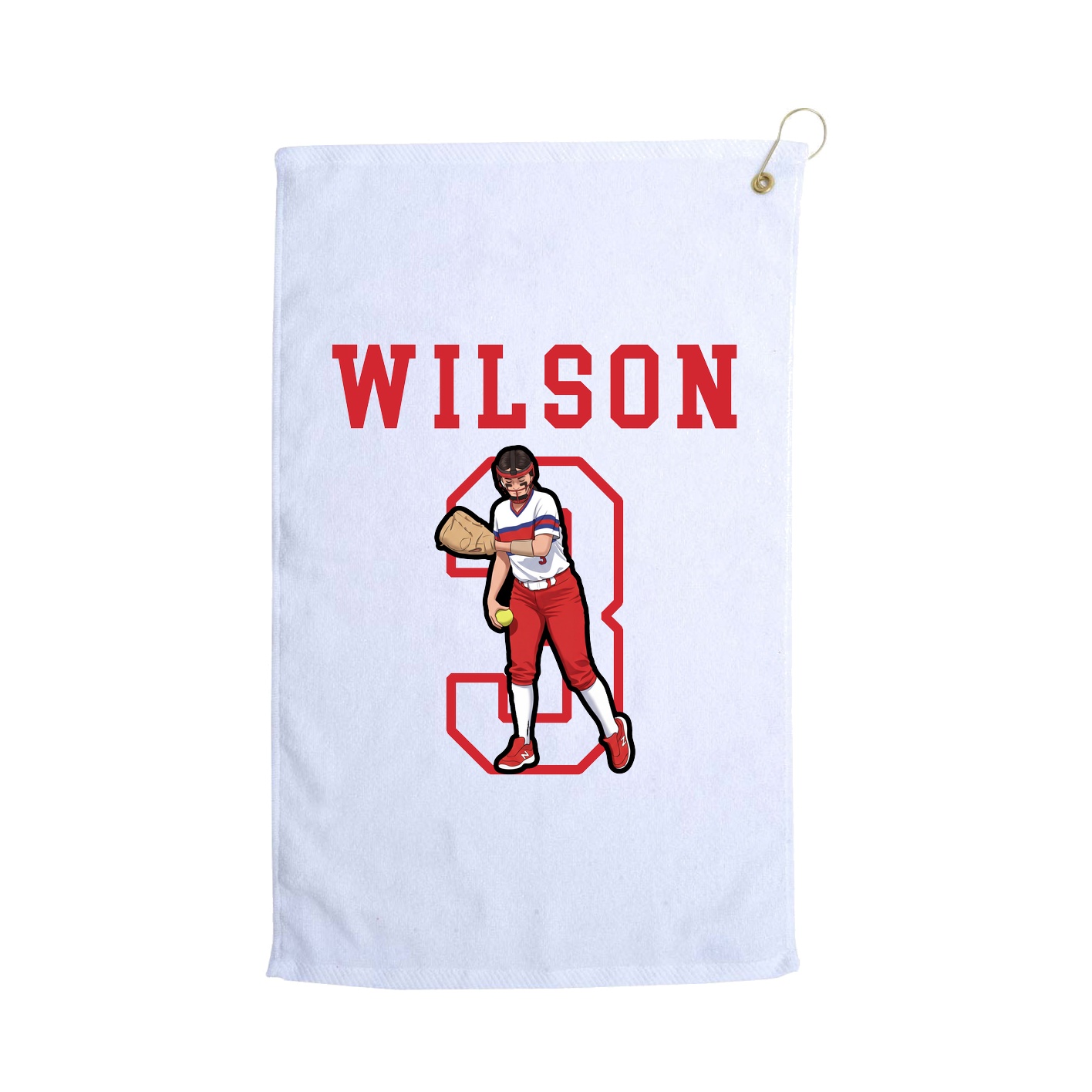 Golf Towel — Shirsey in White
