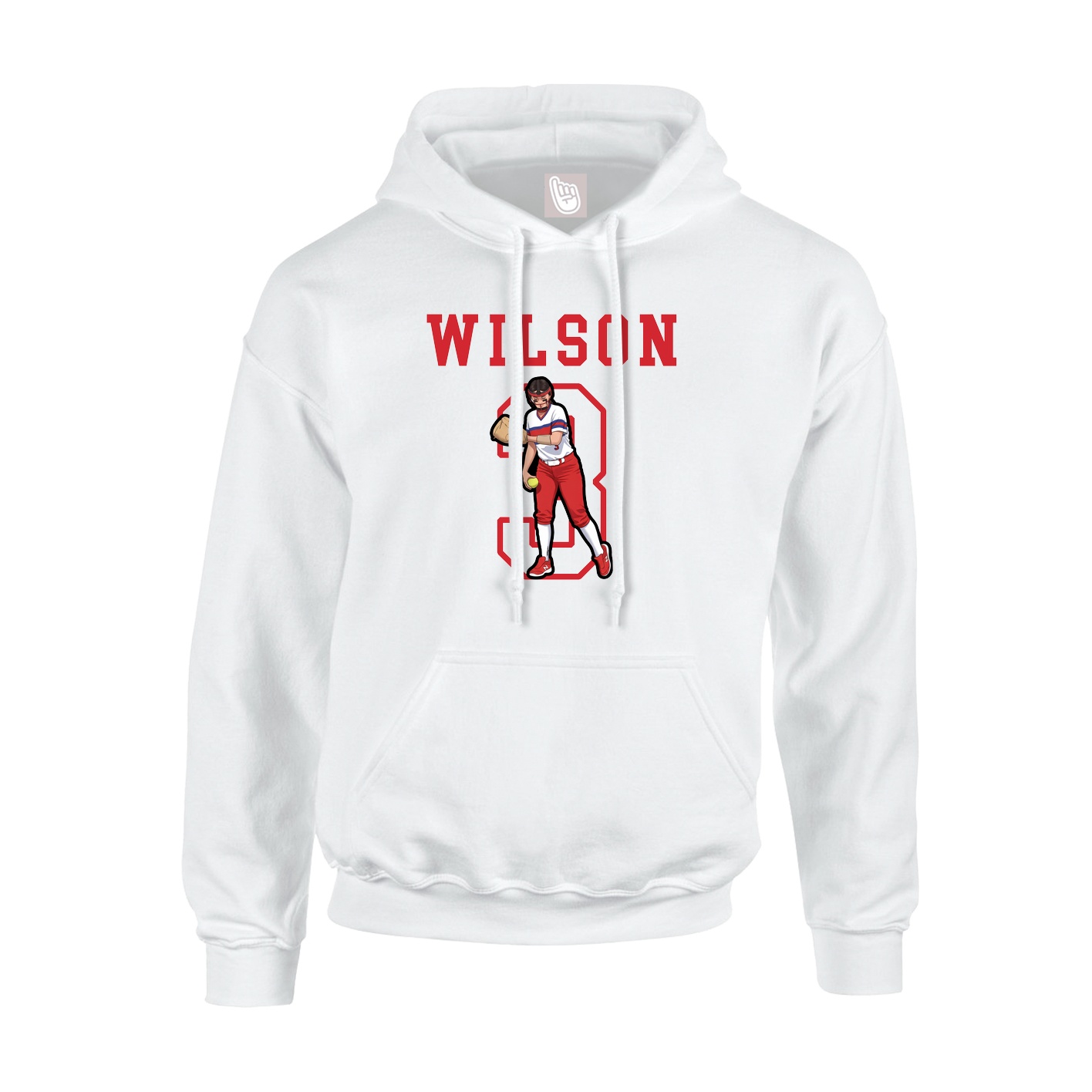 Hoodie — Shirsey in White