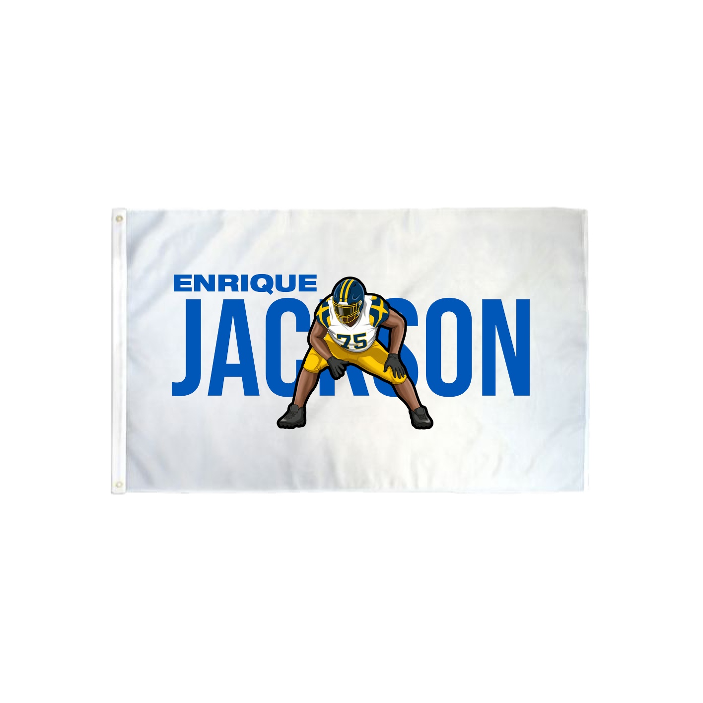 3x5 Flag — Player Name in Classic