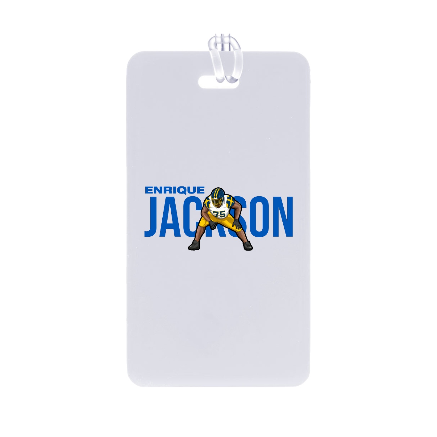 Bag Tag — Player Name in Classic