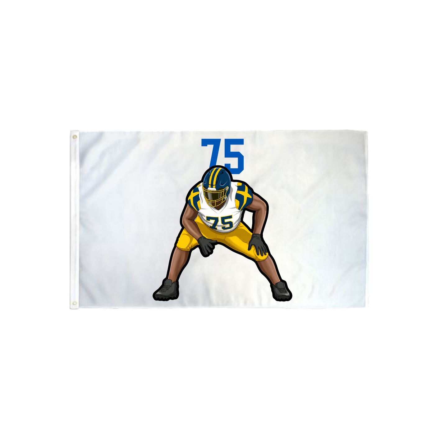 3x5 Flag — Number Top in Classic