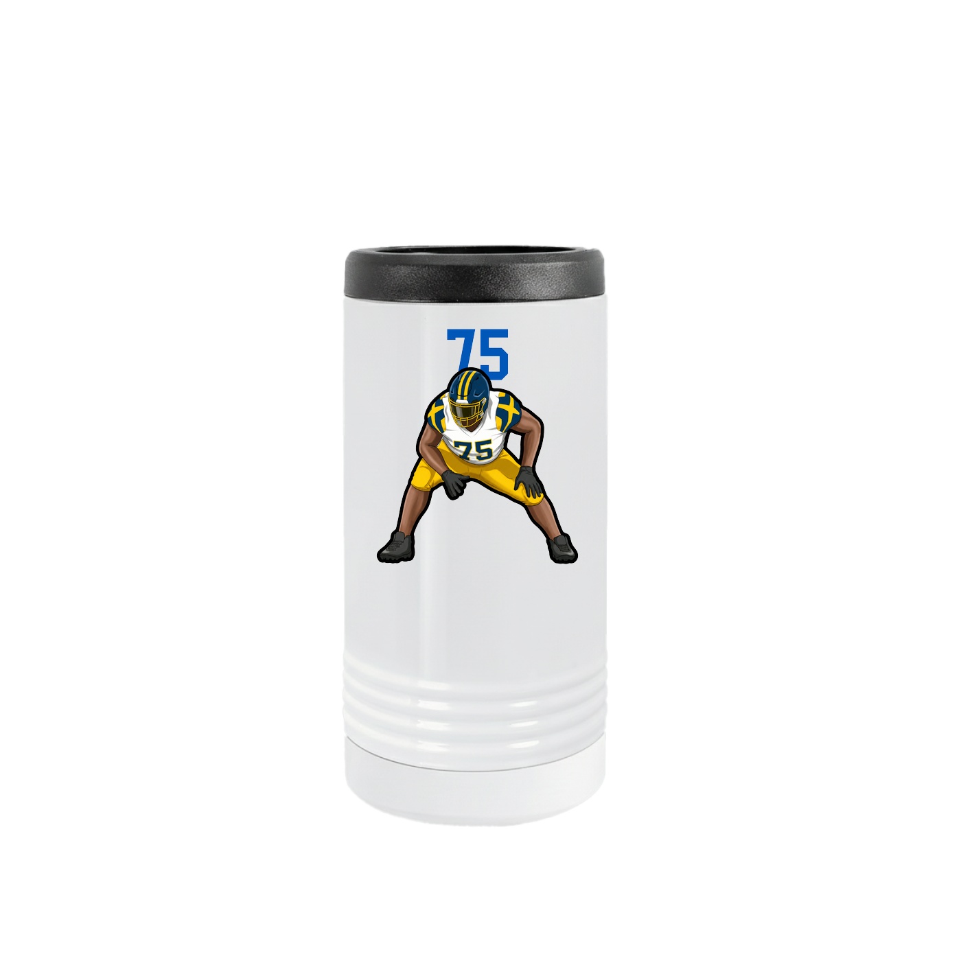Slim Beverage Holder — Number Top in White