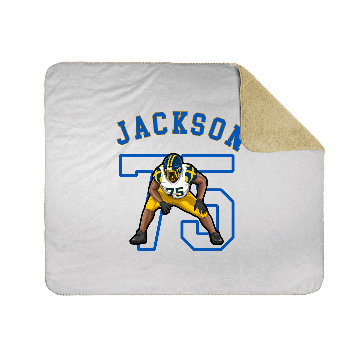 Throw Blanket — Shirsey Arch in White