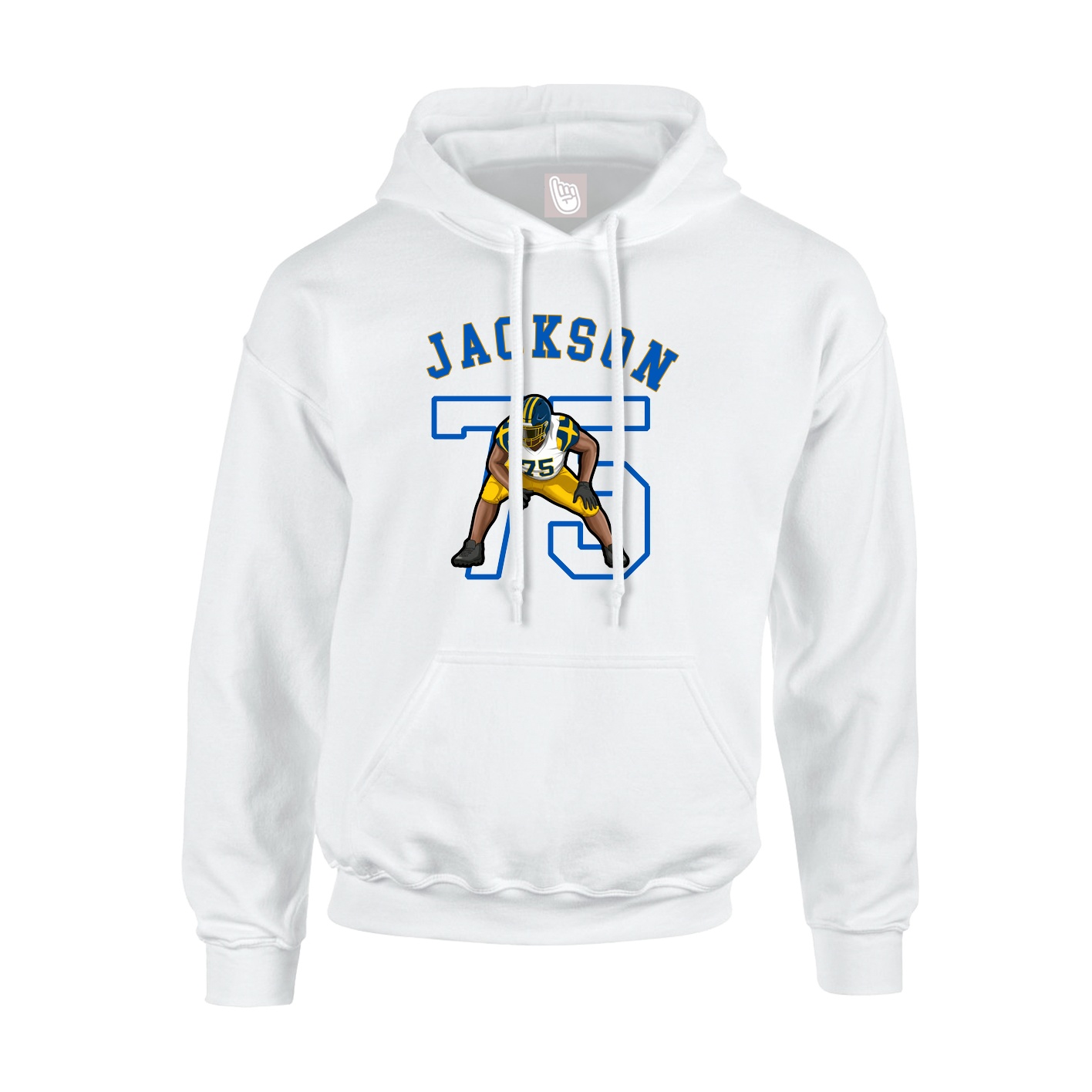Hoodie — Shirsey Arch in White