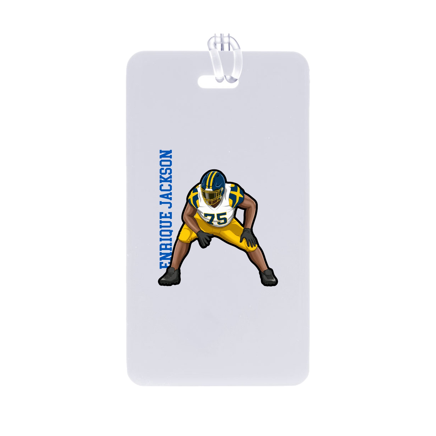 Bag Tag — Name Vertical in Classic