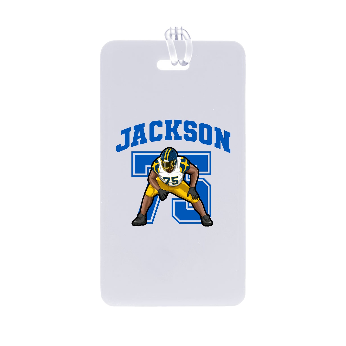 Bag Tag — Number in Classic