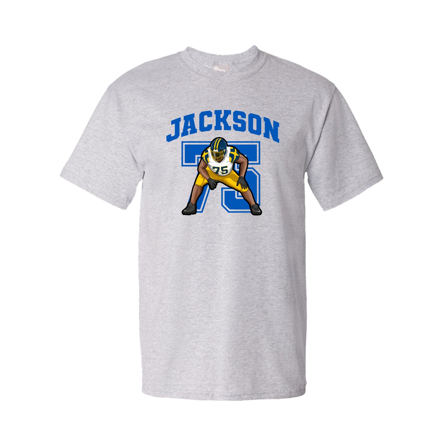 Youth Tee — Number in Grey