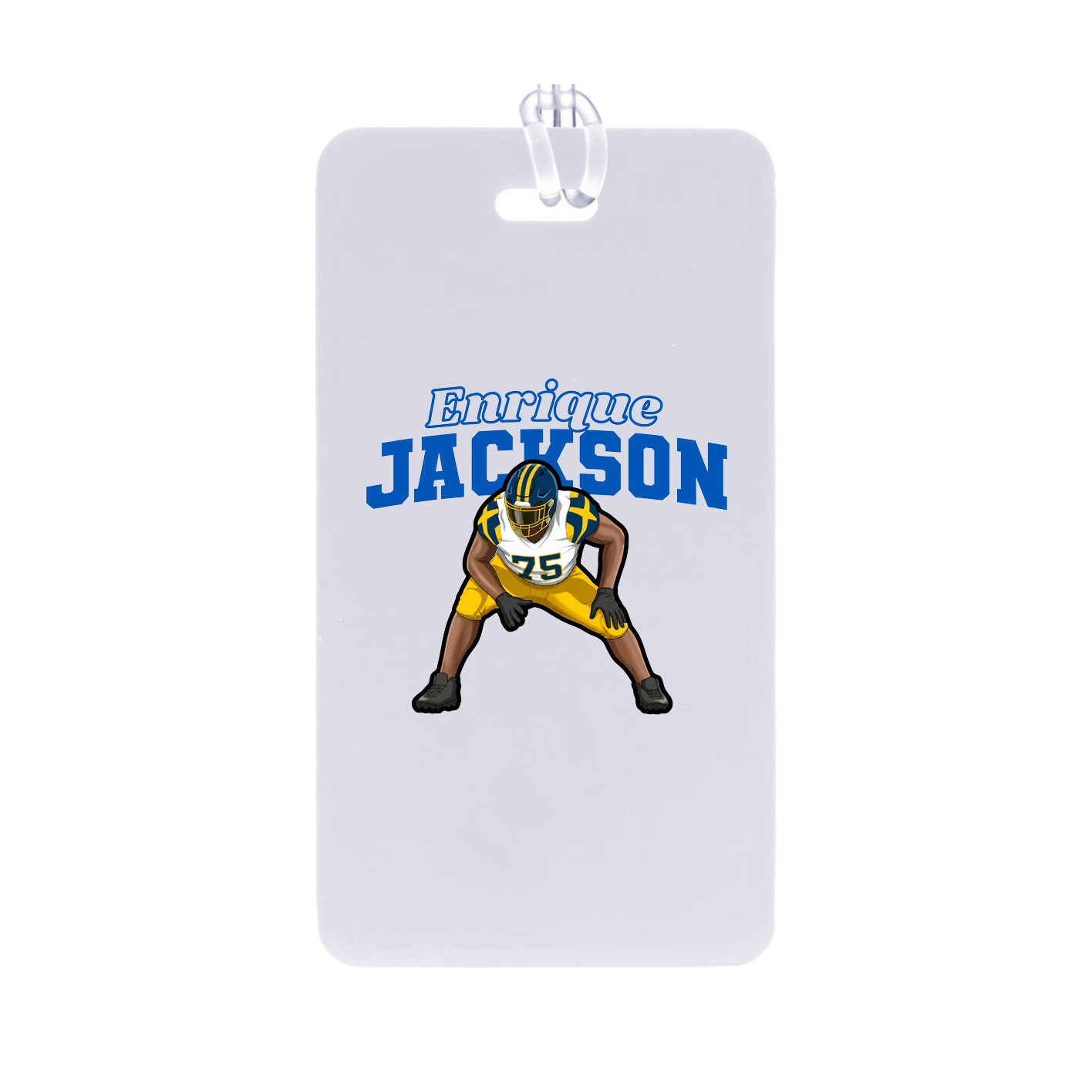 Bag Tag — Name Arch in Classic