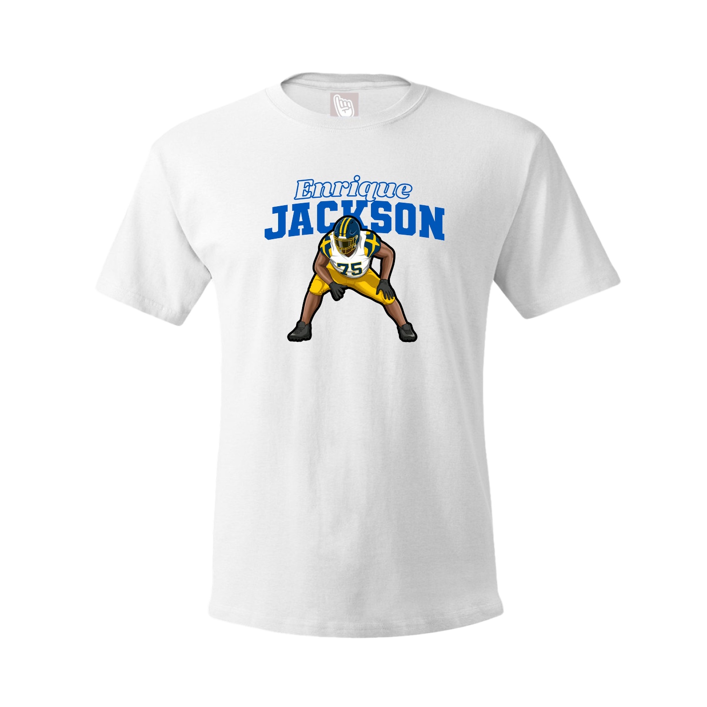 Tee — Name Arch in White