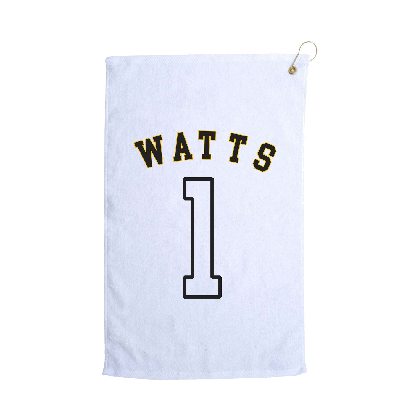 Golf Towel — Shirsey Arch in White