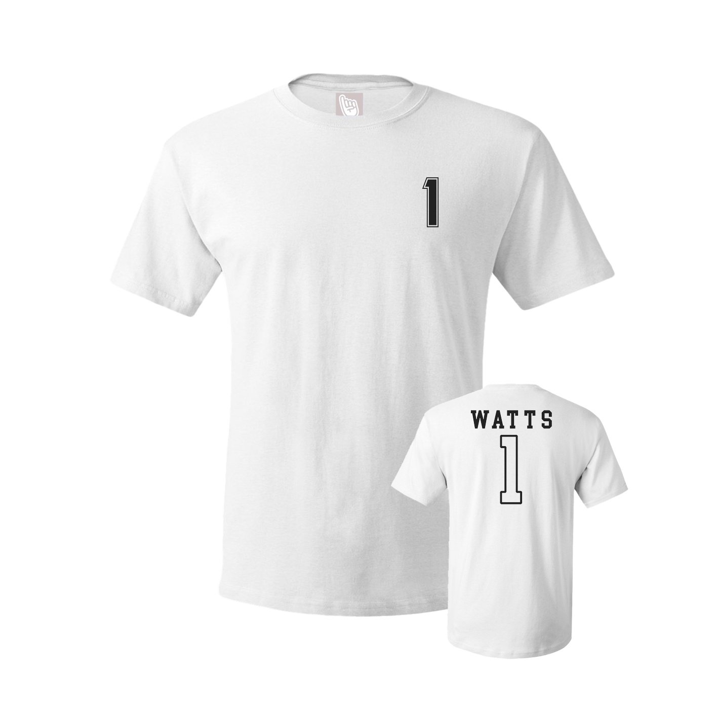 Tee — Chest Back in White