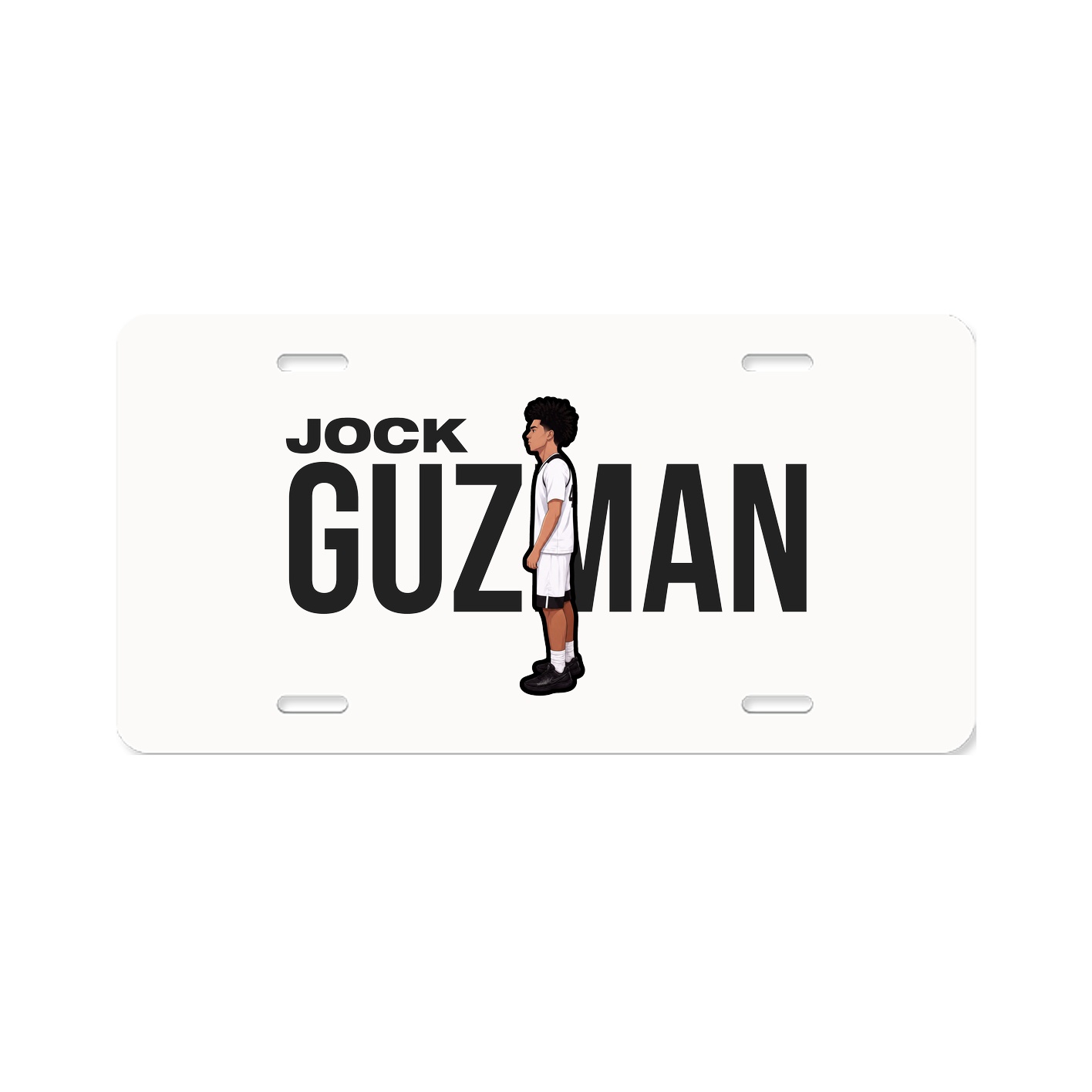 License Plate — Player Name in Classic
