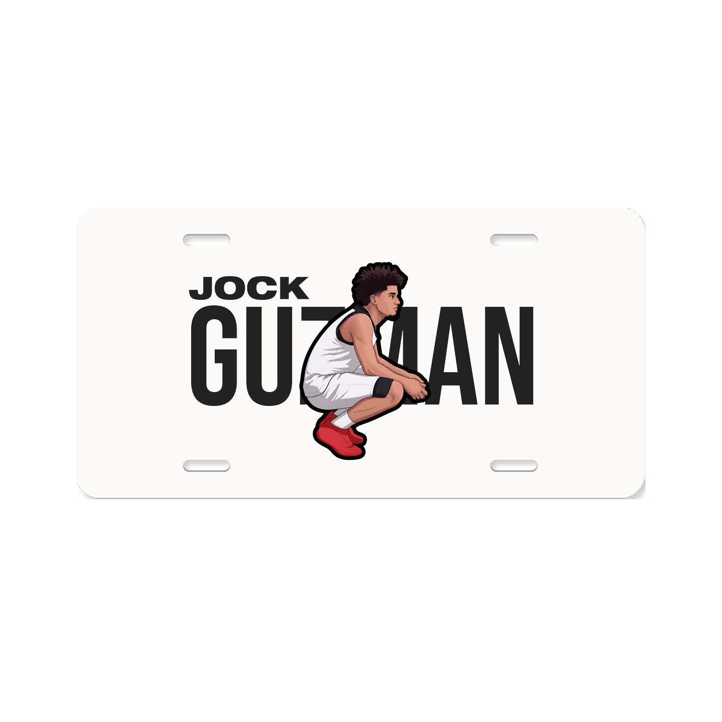 License Plate — Player Name in Classic