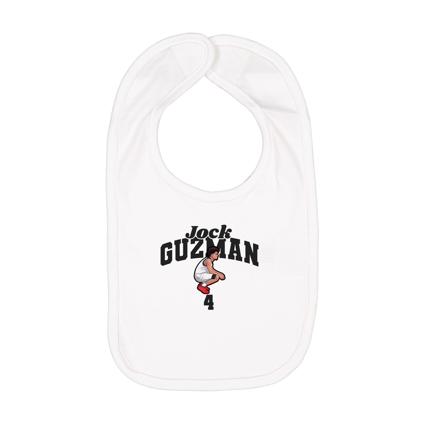 Infant Bib — Signature Arch in White
