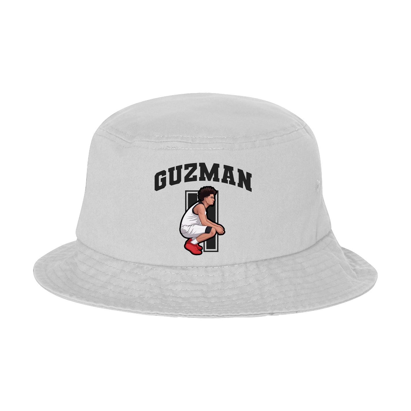 Bucket Cap — Number in White