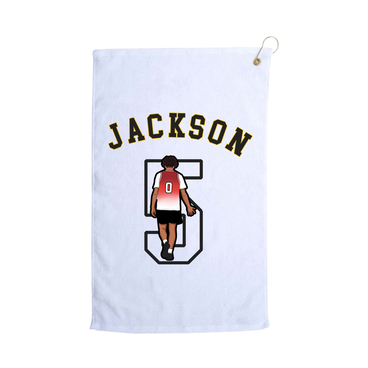 Golf Towel — Shirsey Arch in White