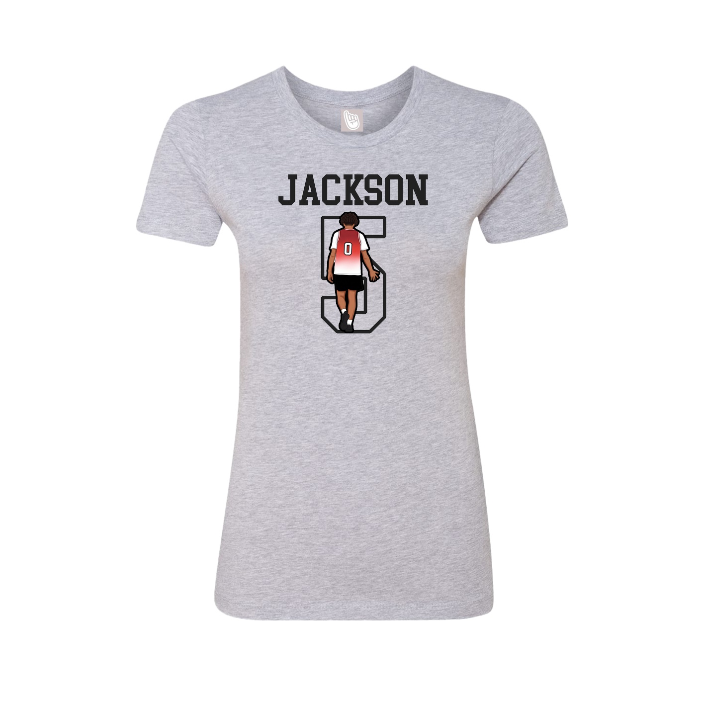 Fitted Women's Tee — Shirsey in Grey