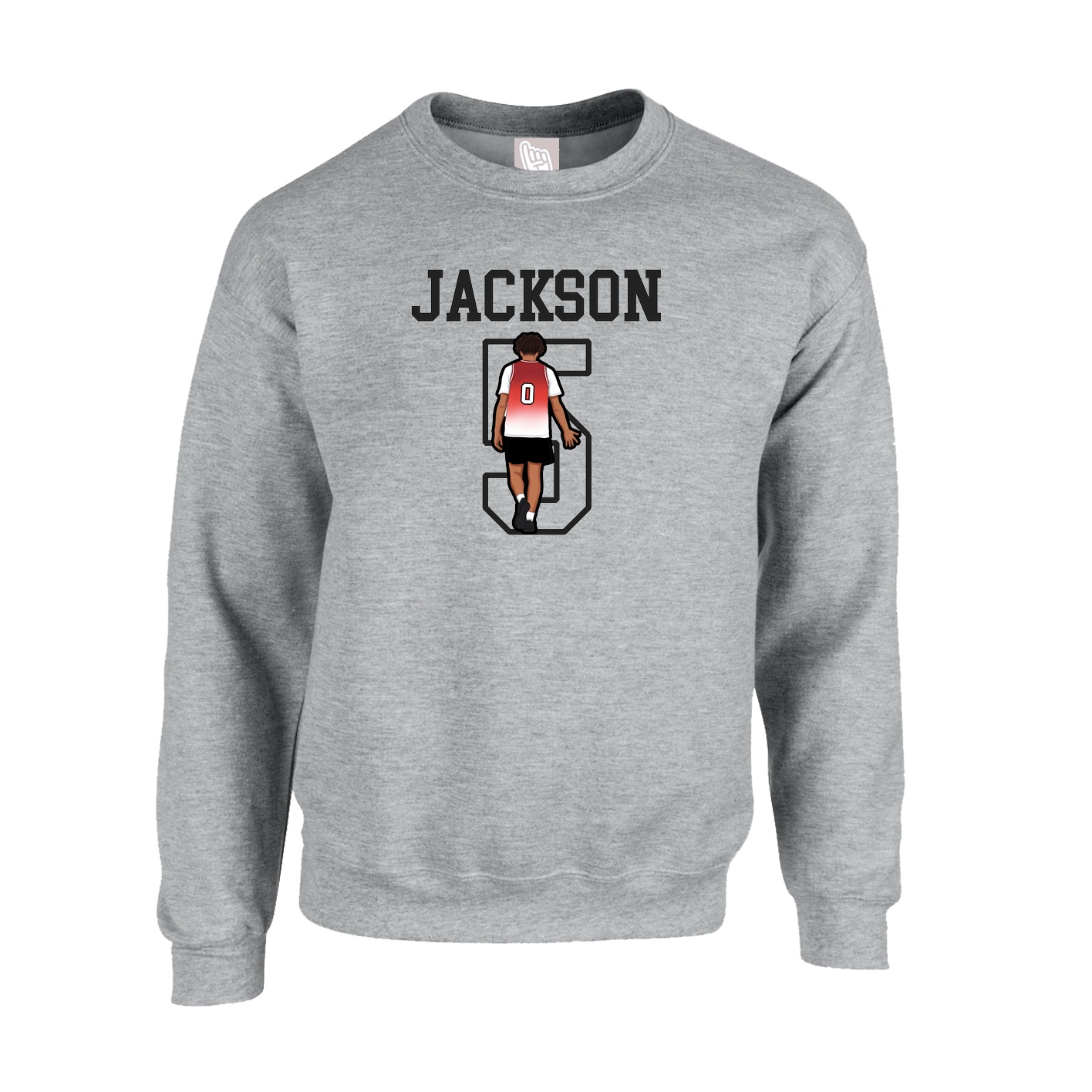 Fleece Crew — Shirsey in Grey