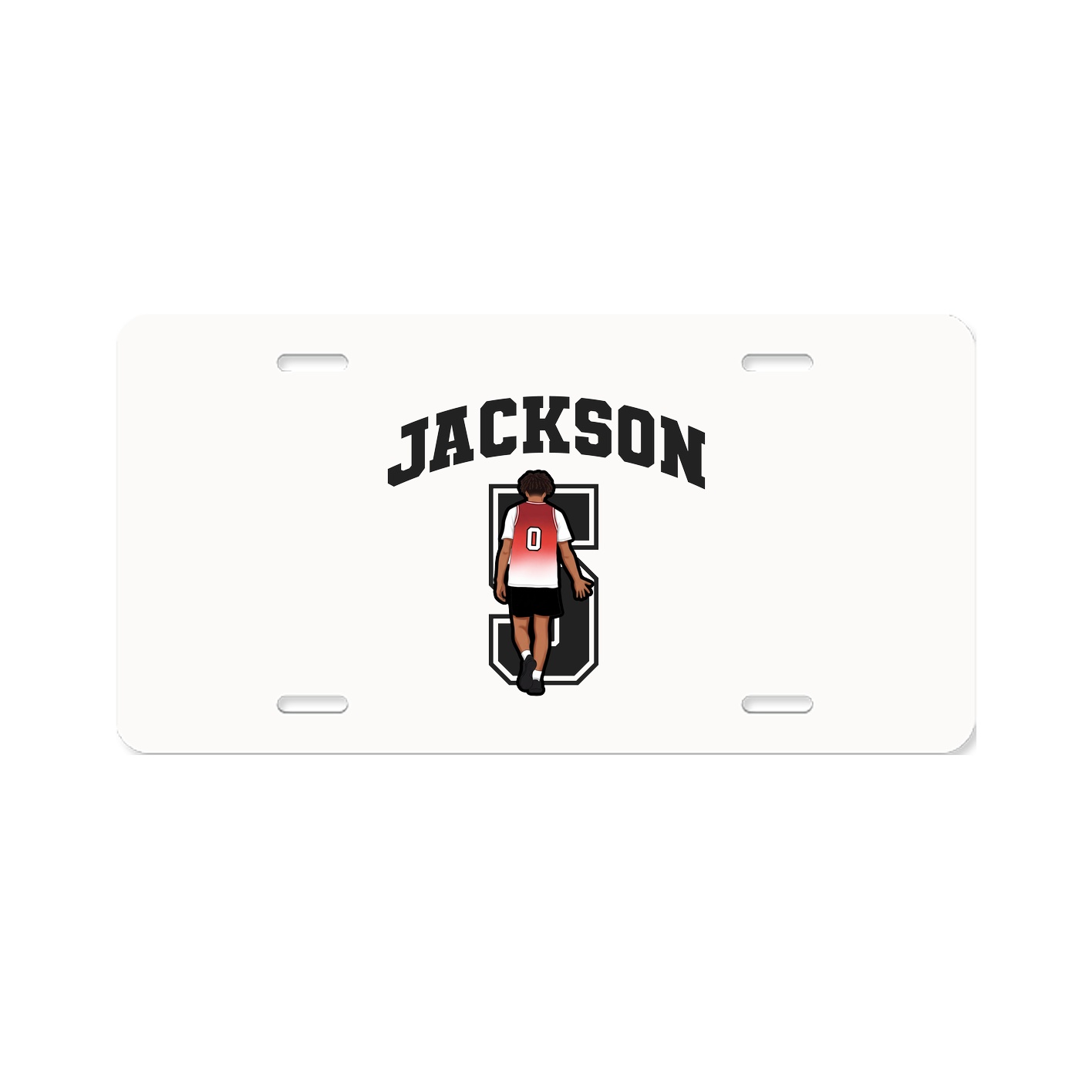 License Plate — Number in Classic