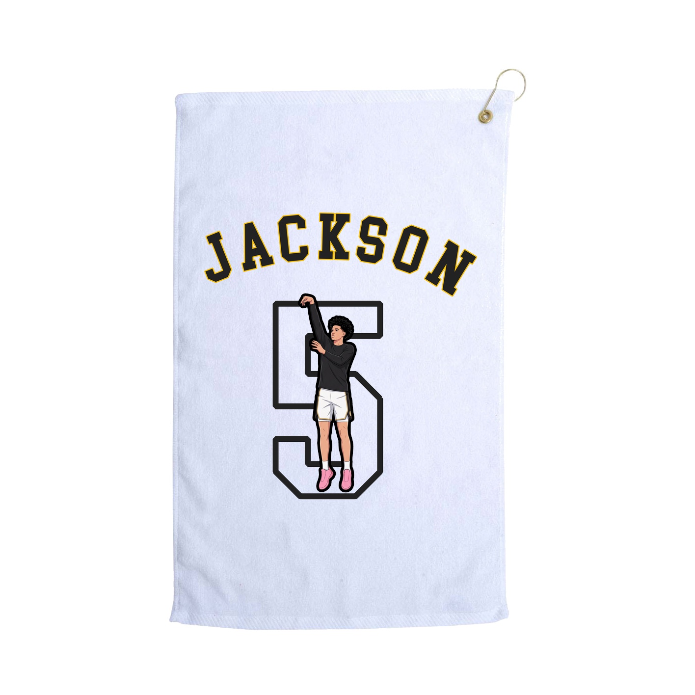 Golf Towel — Shirsey Arch in White