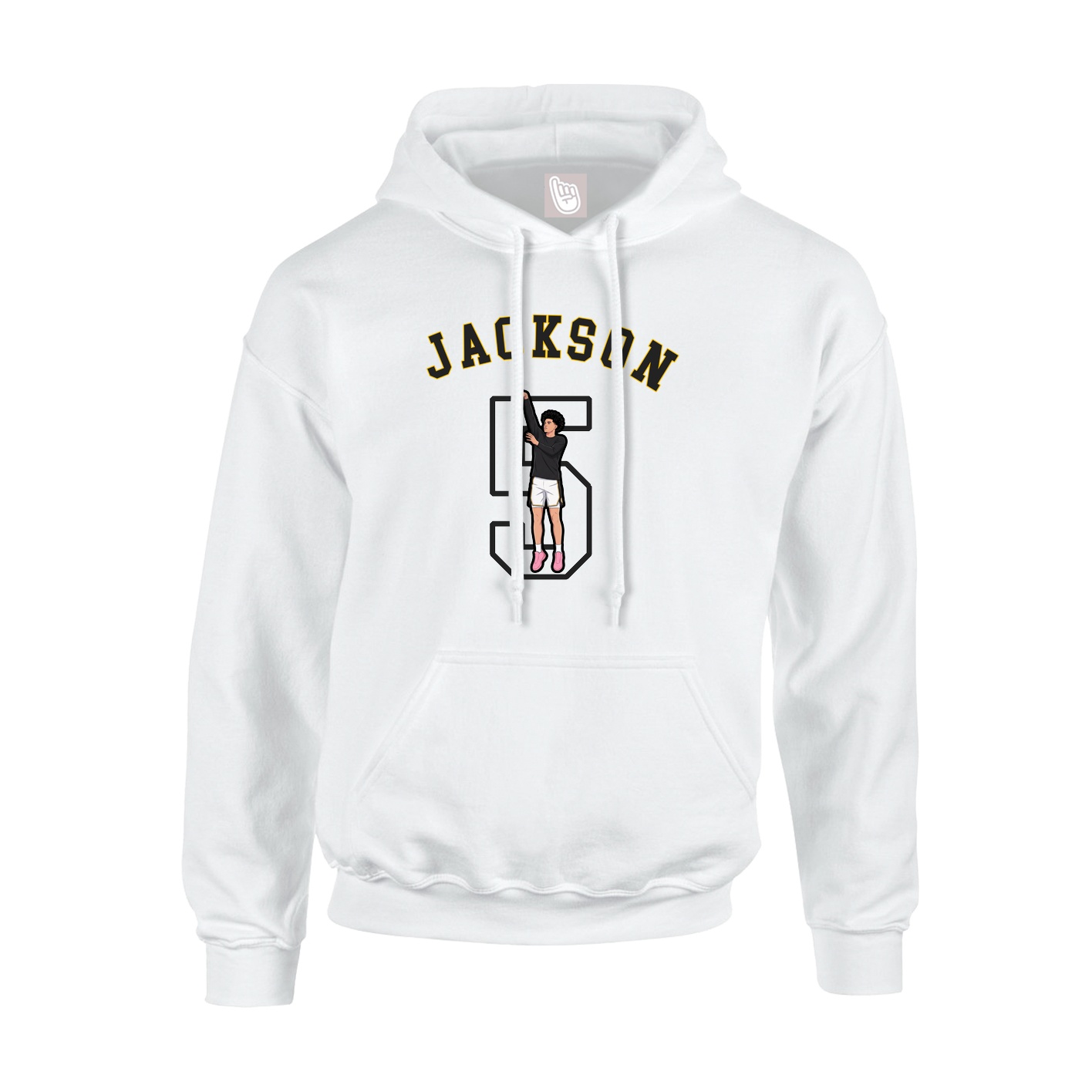 Youth Hoodie — Shirsey Arch in White
