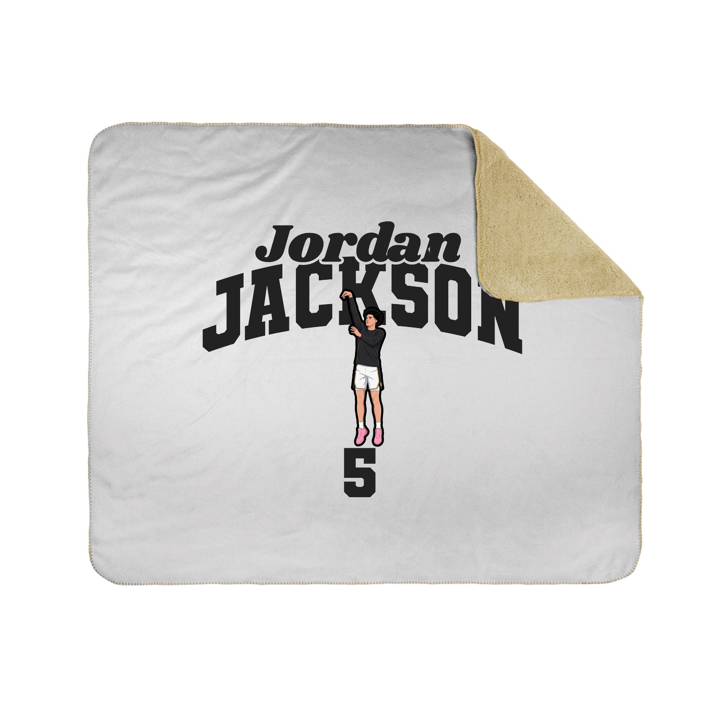 Throw Blanket — Signature Arch in White