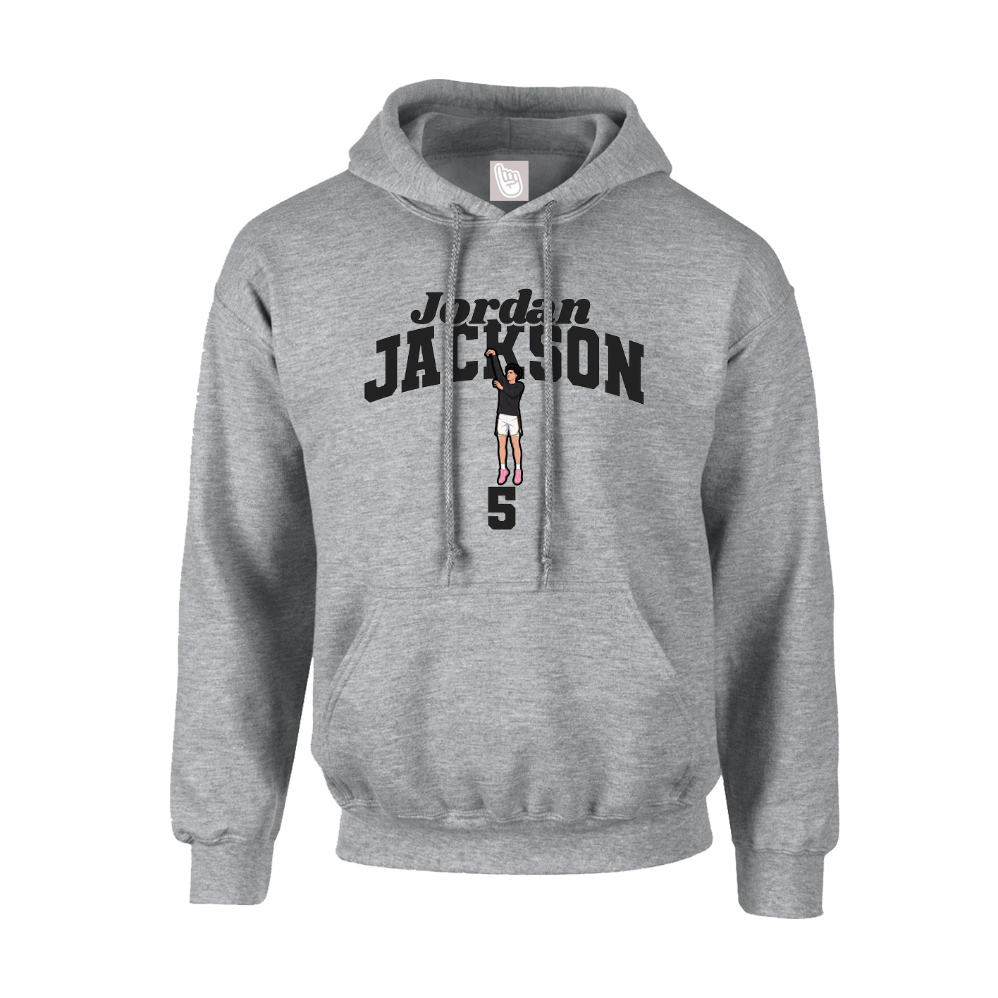 Hoodie — Signature Arch in Grey