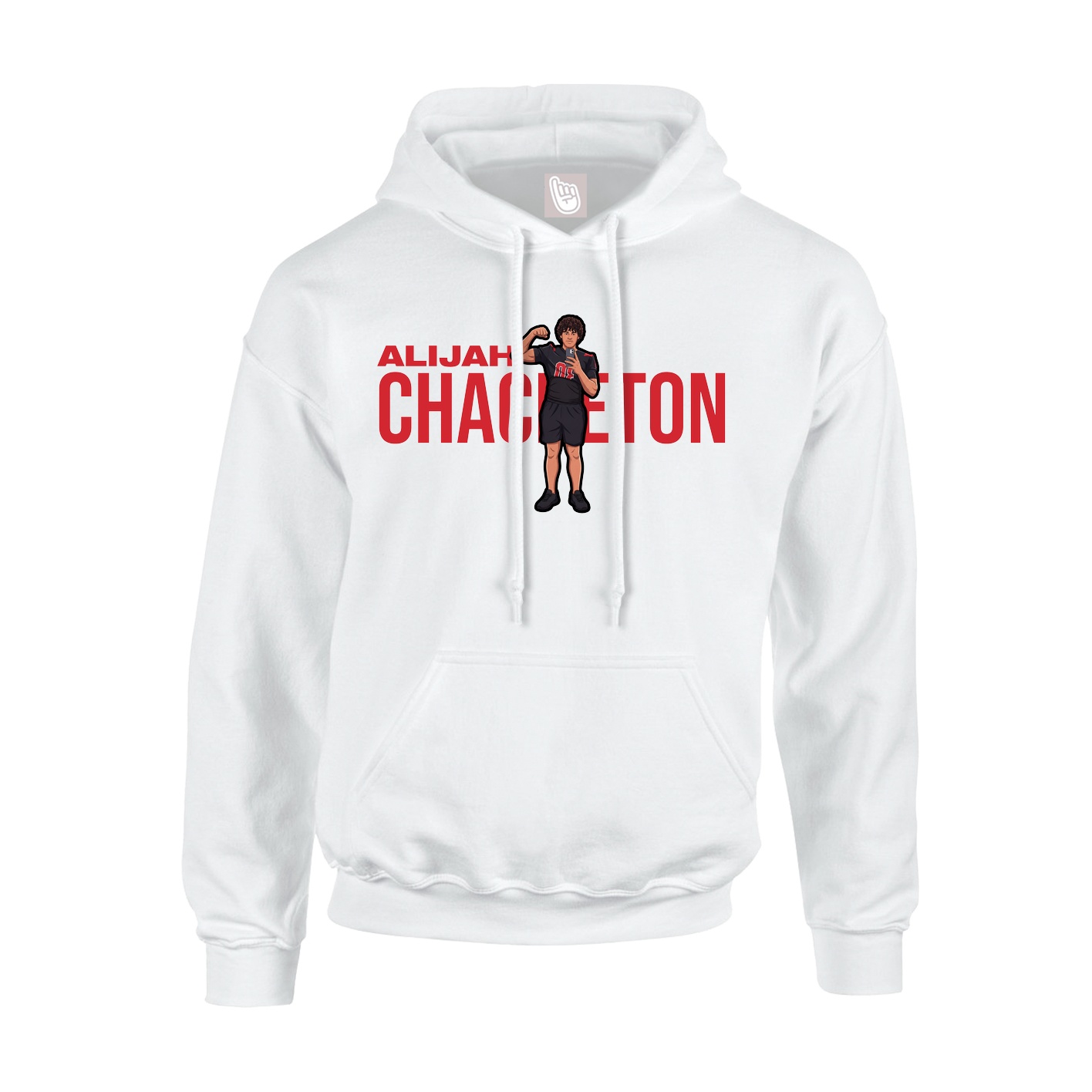 Hoodie — Player Name in White