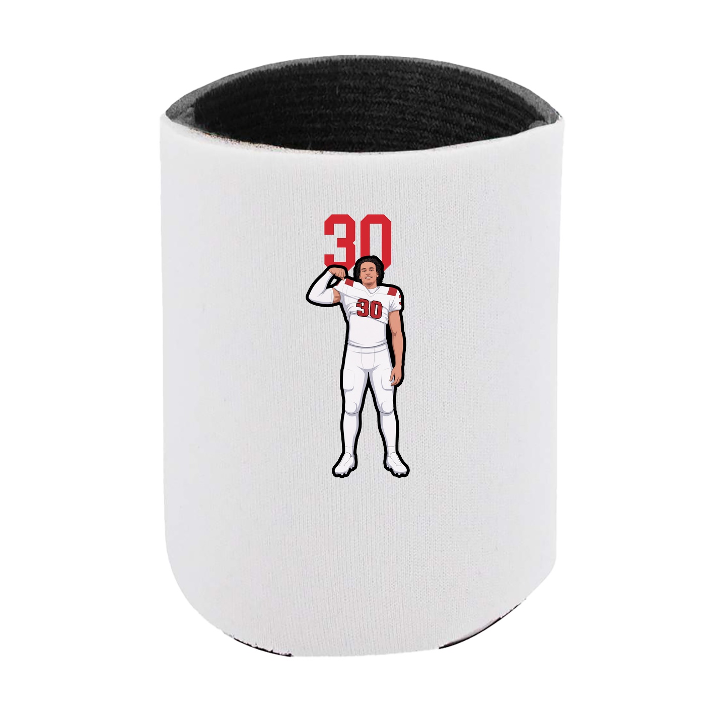 Can Holder — Number Top in White