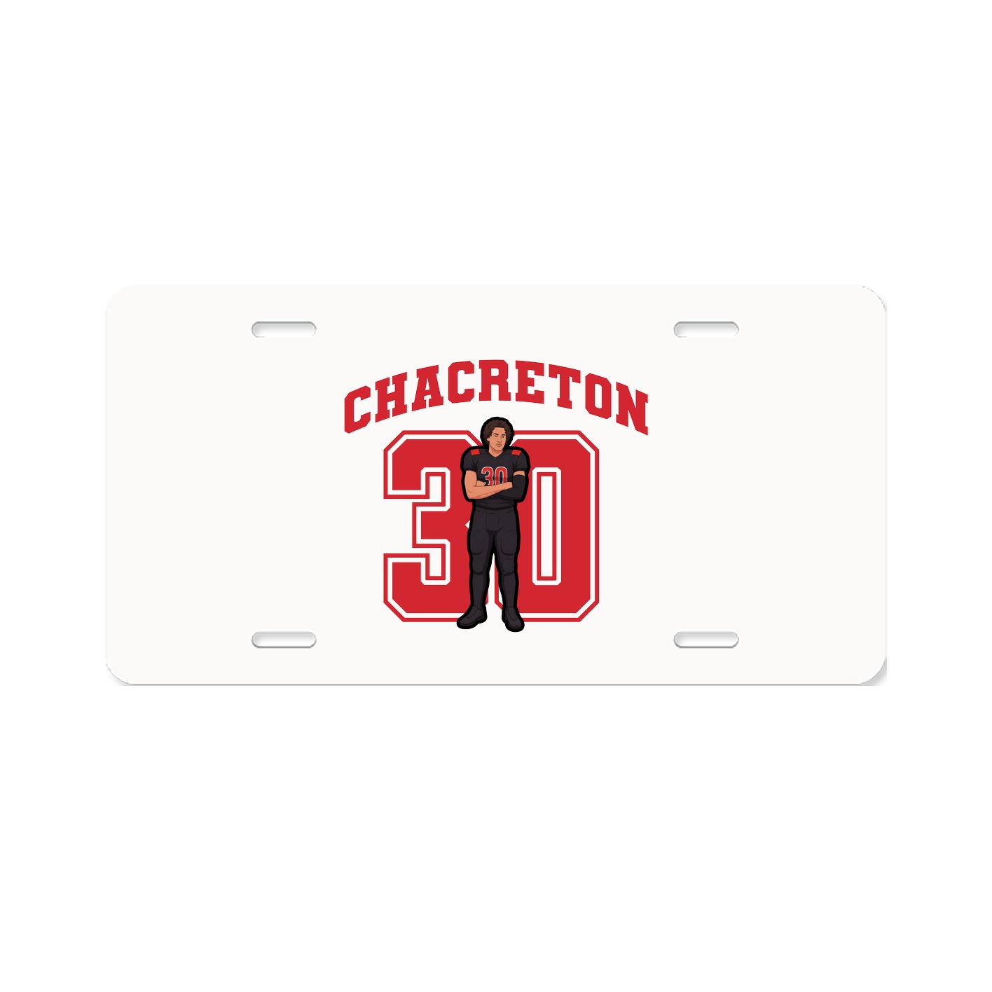 License Plate — Number in Classic