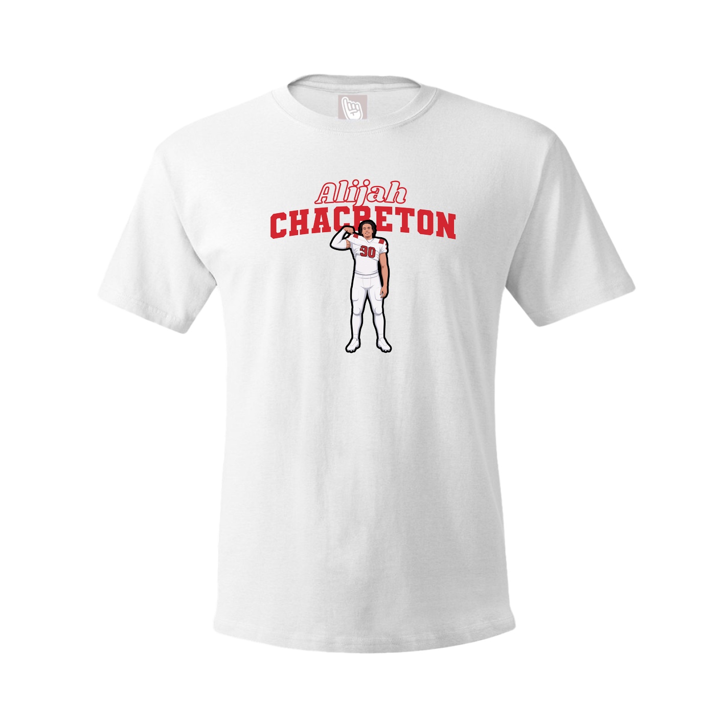 Tee — Name Arch in White