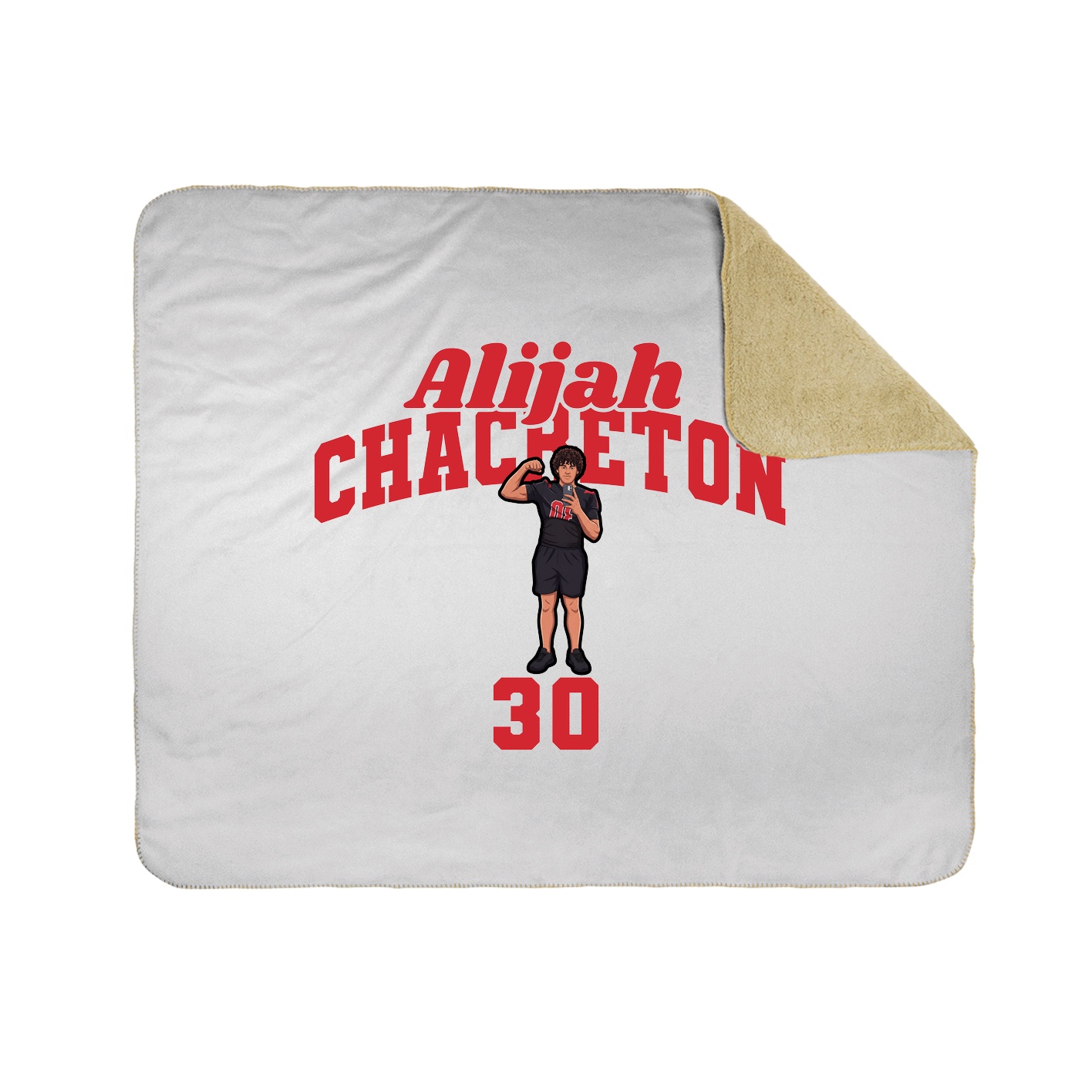 Throw Blanket — Signature Arch in White