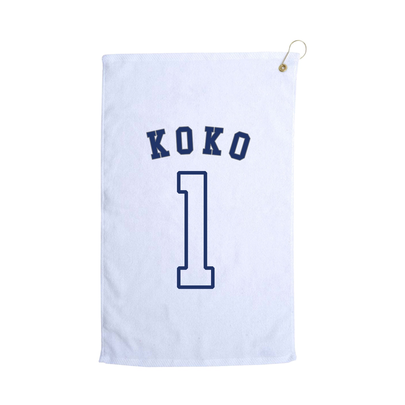 Golf Towel — Shirsey Arch in White