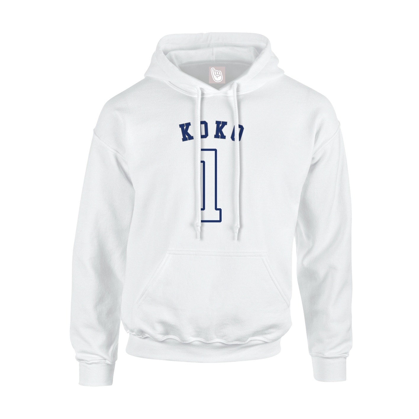 Youth Hoodie — Shirsey Arch in White