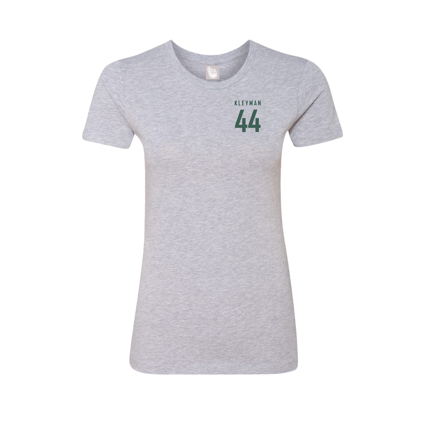 Fitted Women's Tee — Mesh Shirsey in Grey