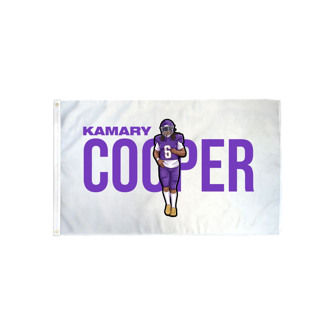 3x5 Flag — Player Name in Classic