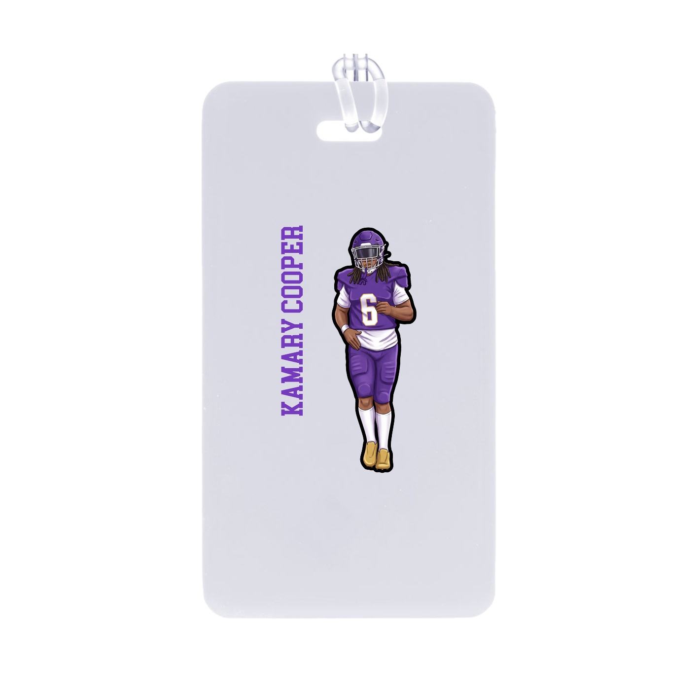 Bag Tag — Name Vertical in Classic
