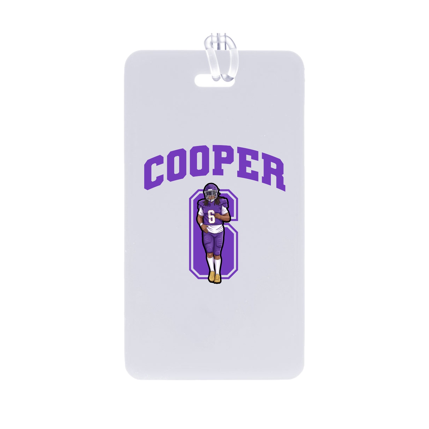 Bag Tag — Number in Classic