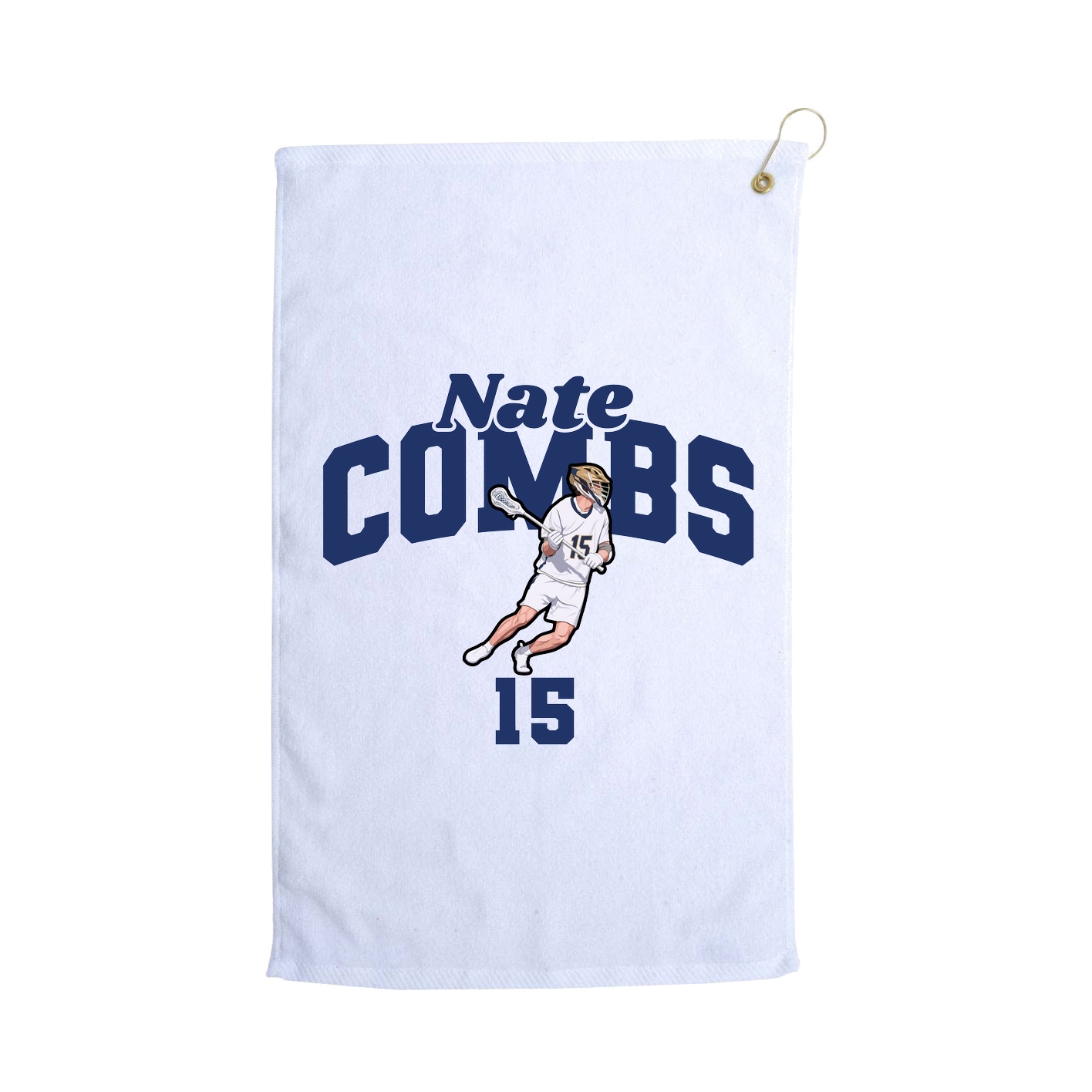Golf Towel — Signature Arch in White