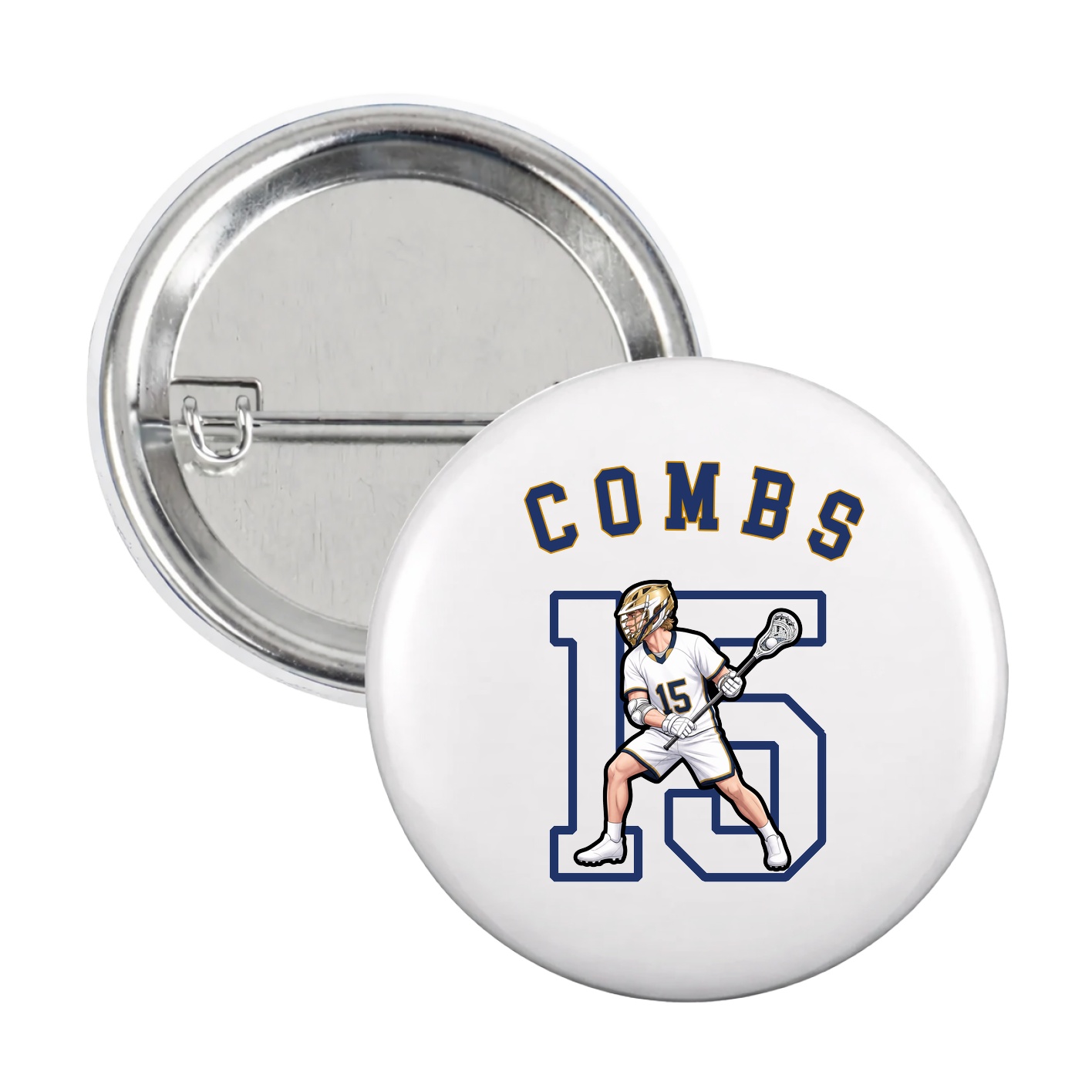 Game Day Button — Shirsey Arch in White