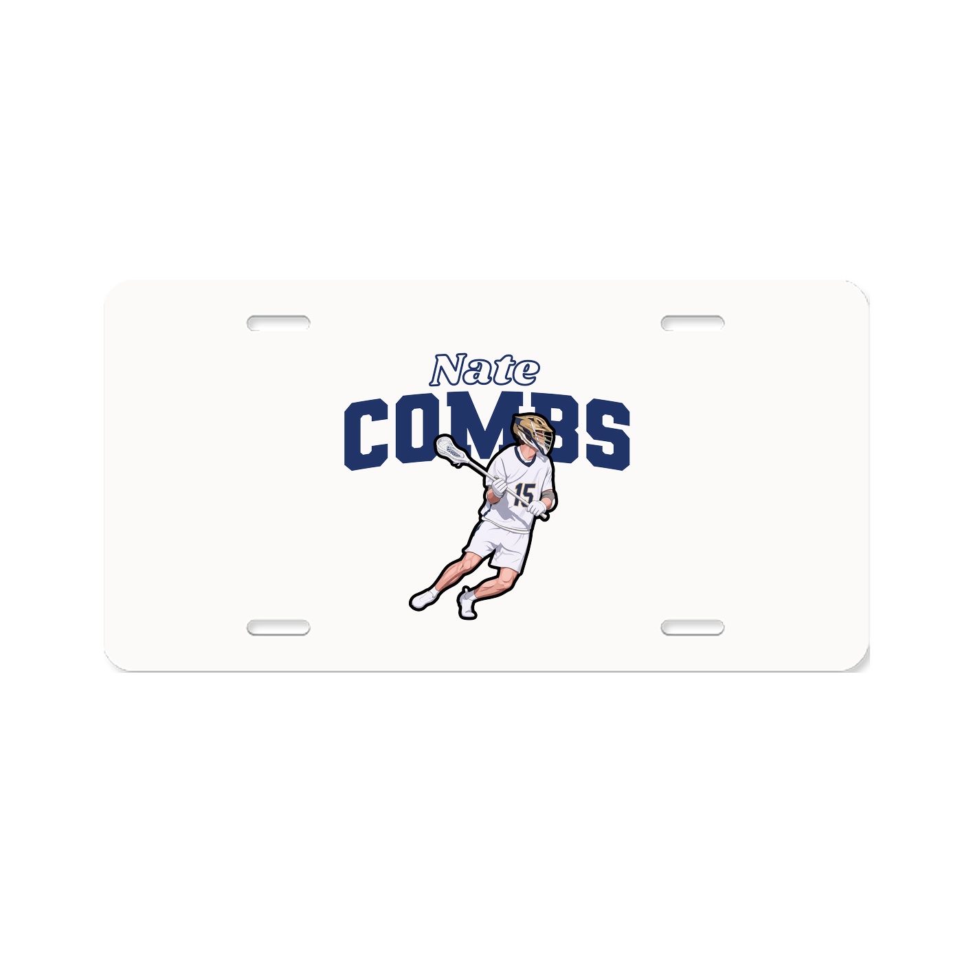 License Plate — Name Arch in Classic