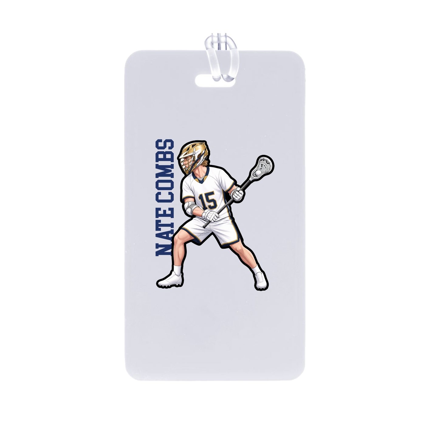 Bag Tag — Name Vertical in Classic