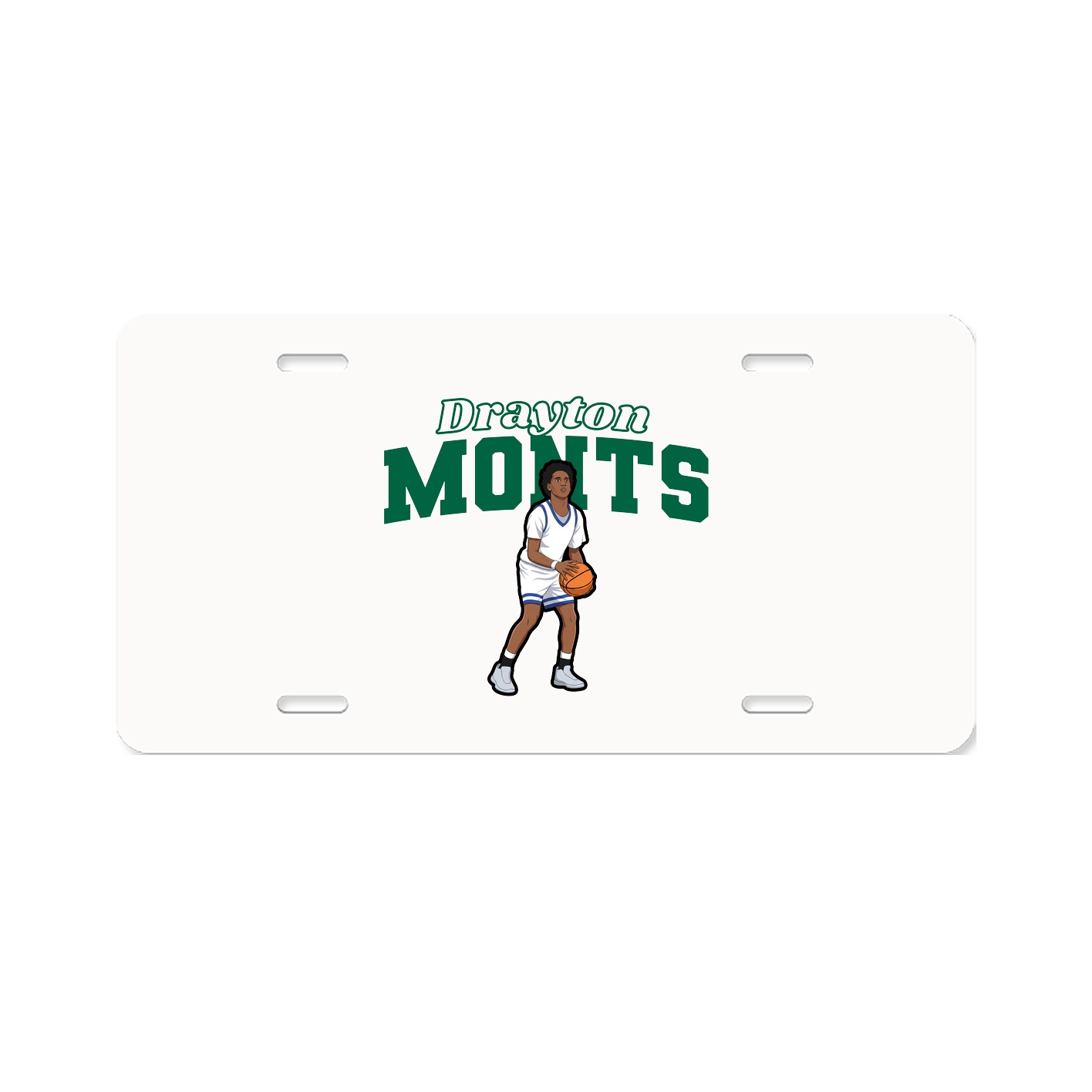 License Plate — Name Arch in Classic