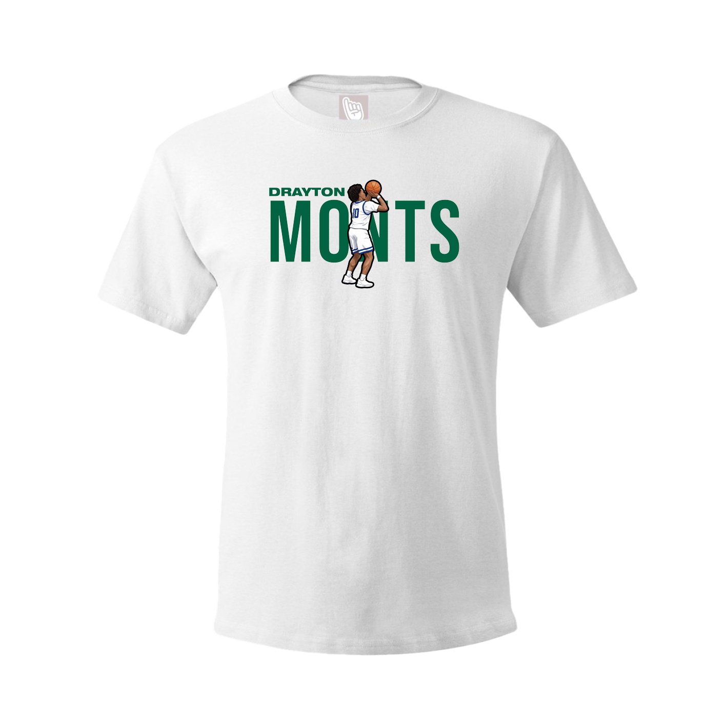 Youth Tee — Player Name in White