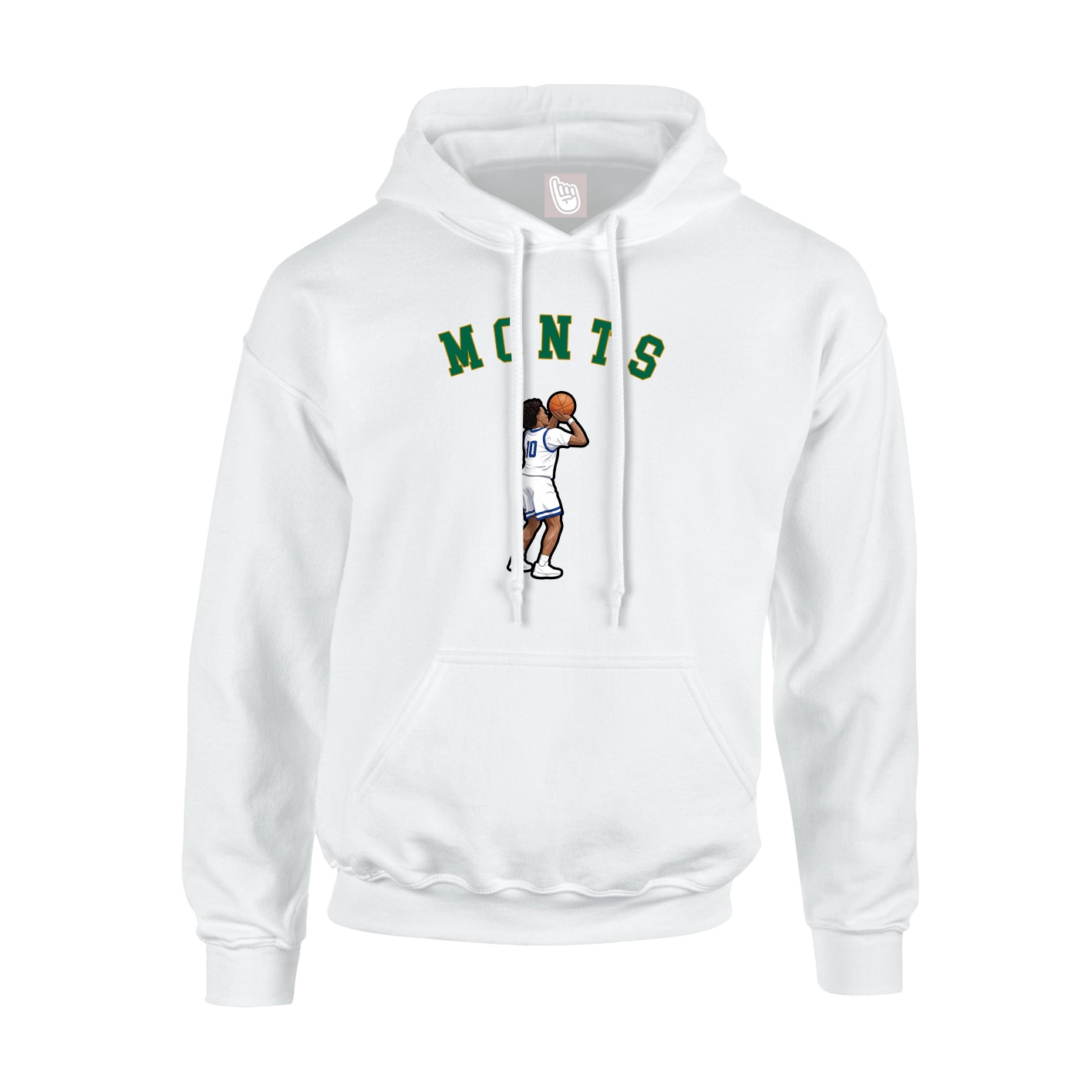 Youth Hoodie — Shirsey Arch in White