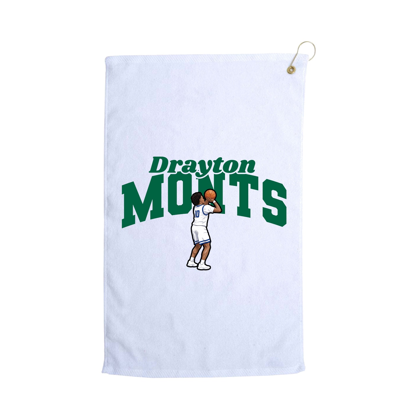 Golf Towel — Signature Arch in White