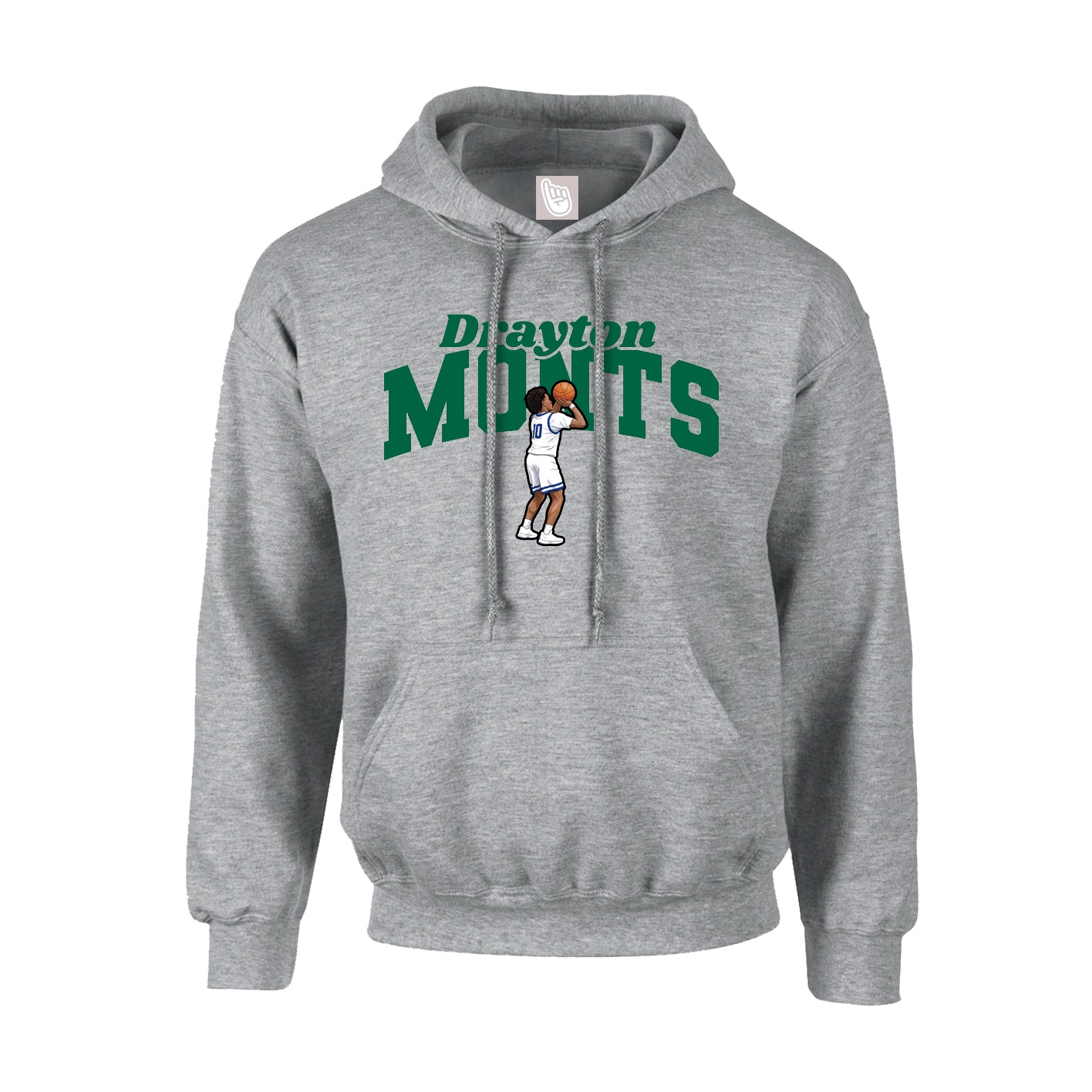 Hoodie — Signature Arch in Grey