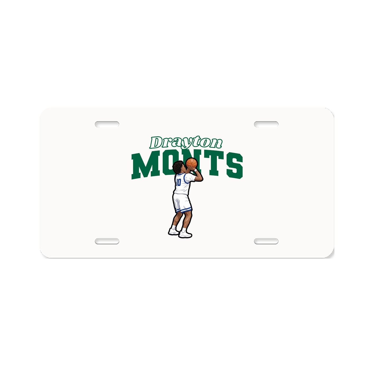 License Plate — Name Arch in Classic